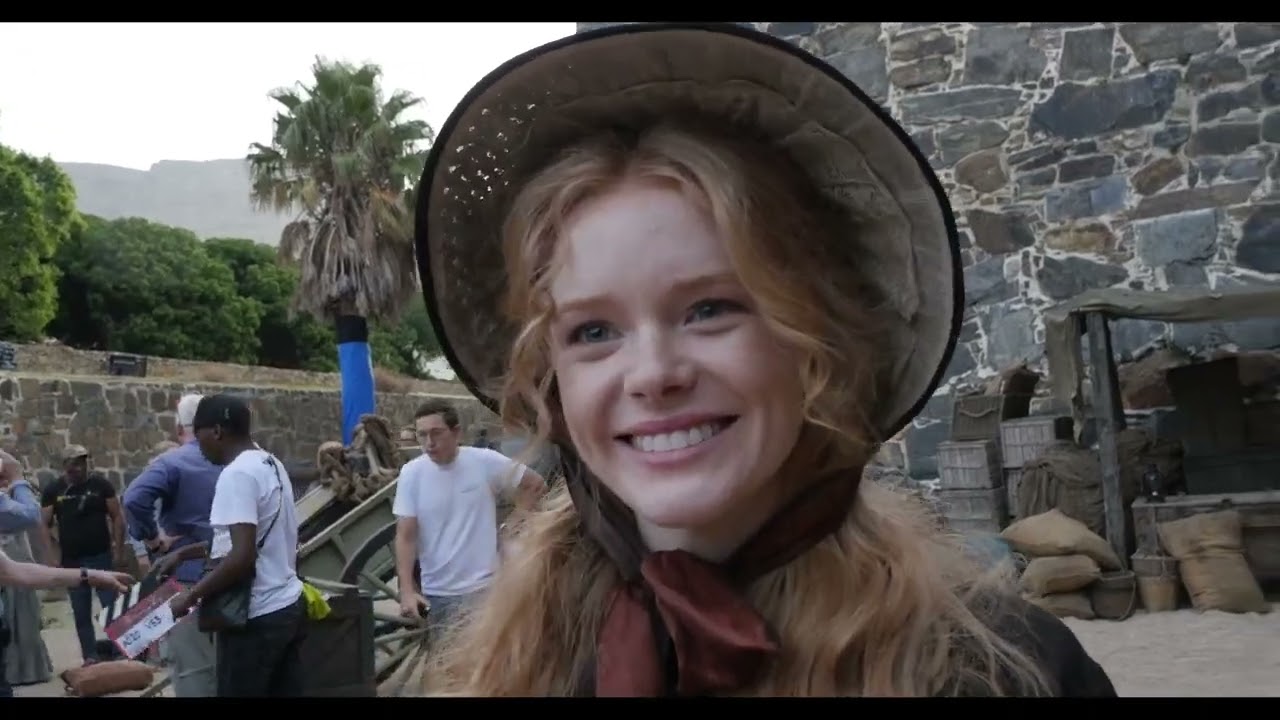 Redeeming Love (2022) | Abigail Cowen says hi | Behind the Scenes 01
