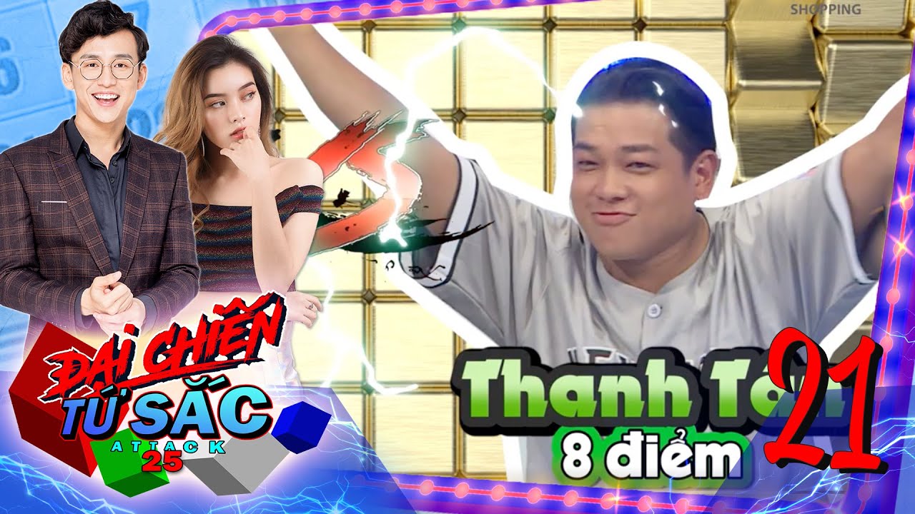 Đại Chiến Tứ Sắc - Attack25 | Tập 21 FULL | T&acirc;n Trề đại n&aacute;o s&agrave;n đấu khiến cả trường quay đứng h&igrave;nh