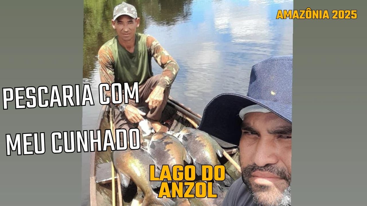 PESCARIA NO LAGO DO ANZOL COM MEU CUNHADO