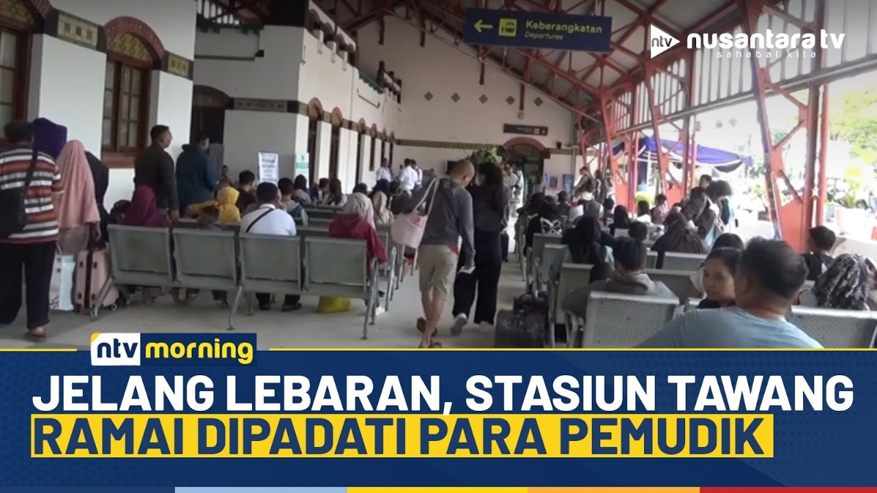 [LIVE] Pemudik Mulai Padati Stasiun Tawang Jelang Lebaran | NTV MORNING