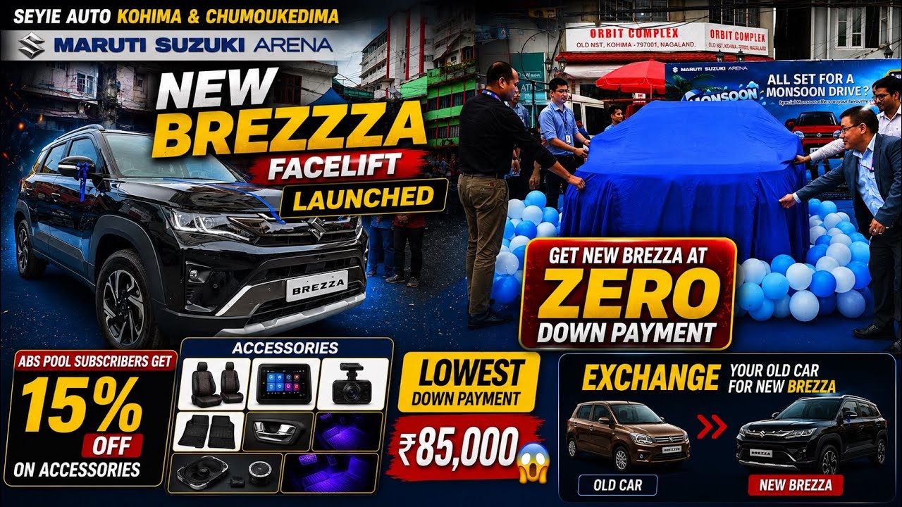 Brezza Turbo всего за 739 тысяч | Maruti удивила новинкой | Seyie Auto Kohima и Chumoukedima