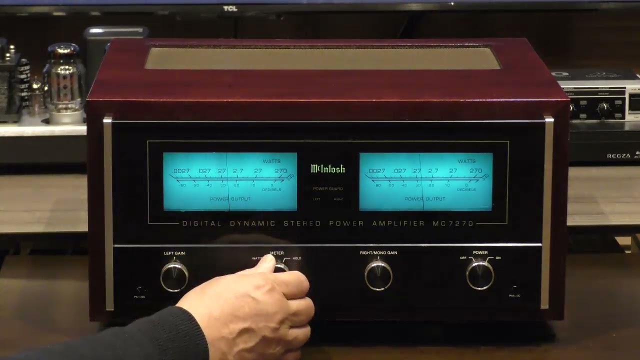 パワーアンプ　マッキン　MC-7270　空気録音
