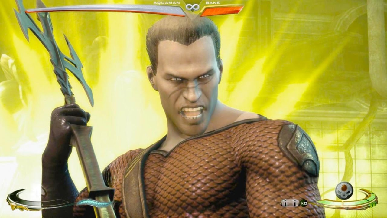 Injustice: Gods Among Us - Aquaman Super Move on all Characters 4K 60FPS gameplay All Costumes