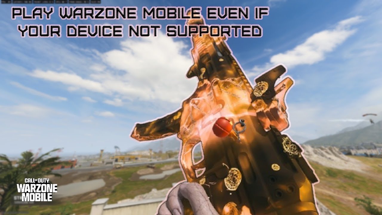How to play warzone mobile if your device doesn't support!!