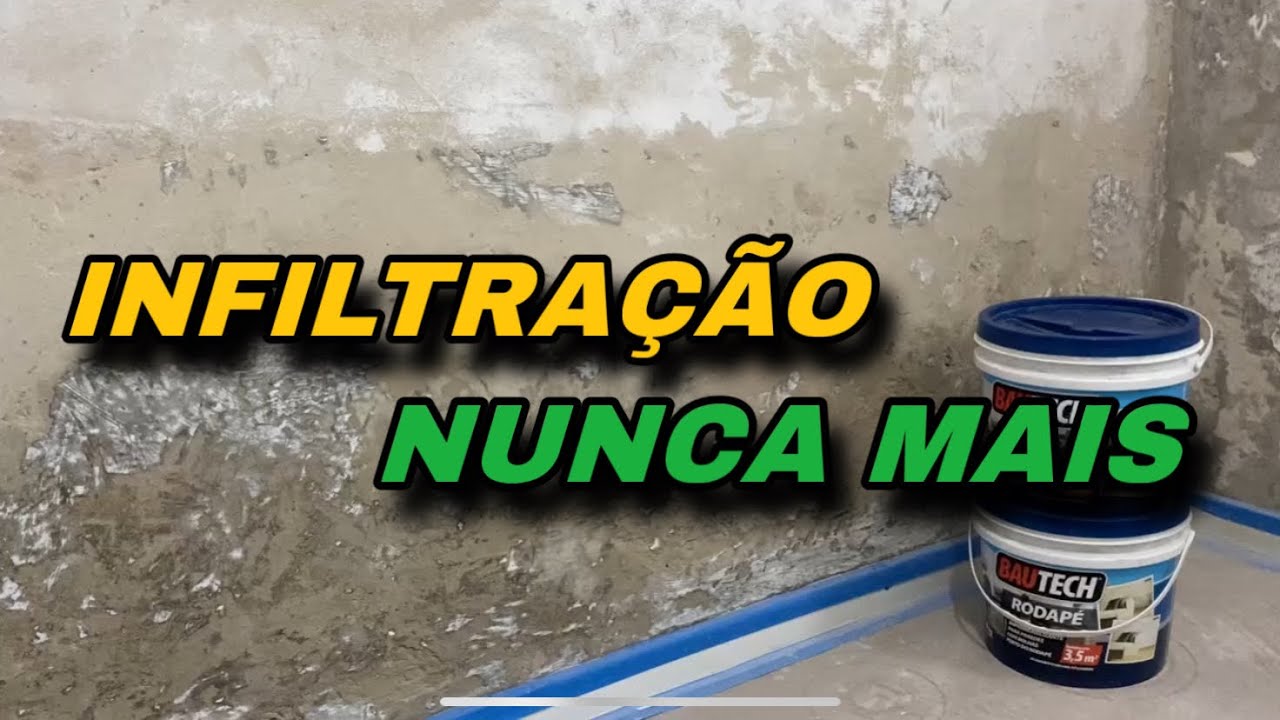 COMO ACABAR COM INFILTRAÇÃO PERTO DO RODAPÉ
