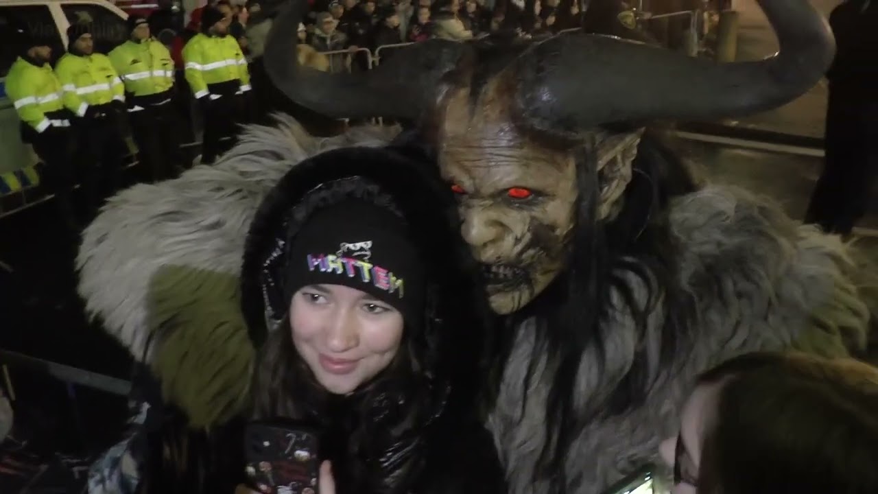 Krampus show in Most (8.12.2024)