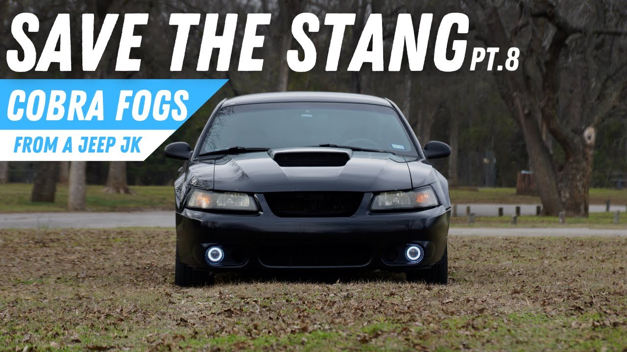 Cobra Fog Lights.....From a Jeep // Save The Stang Pt.8