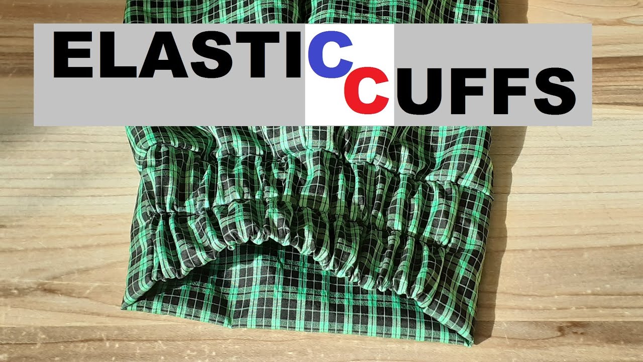 How To Sew Elastic Cuffs On Jacket - Part 1
