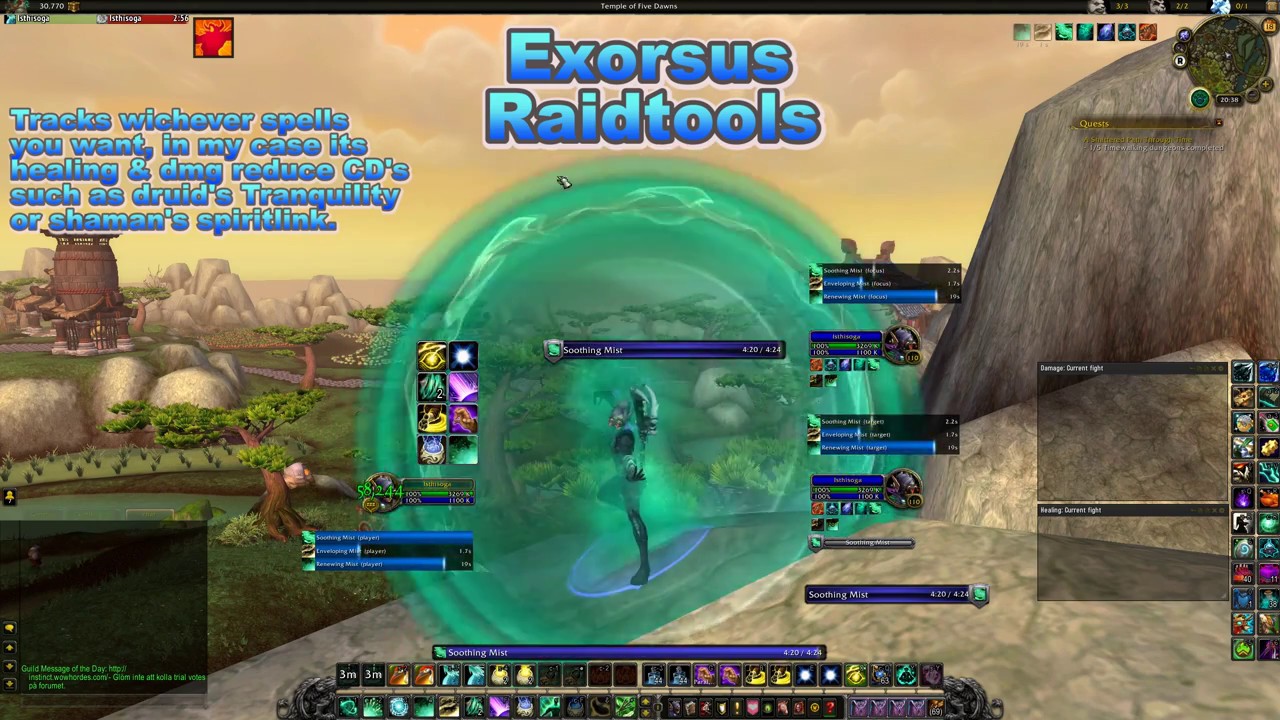 Simple and efficient healing UI - Addon setup and layout