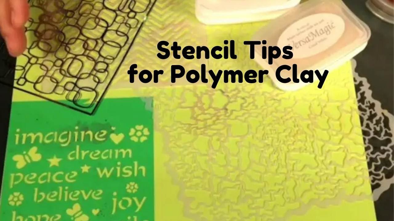Can you use Stencils with polymer clay?