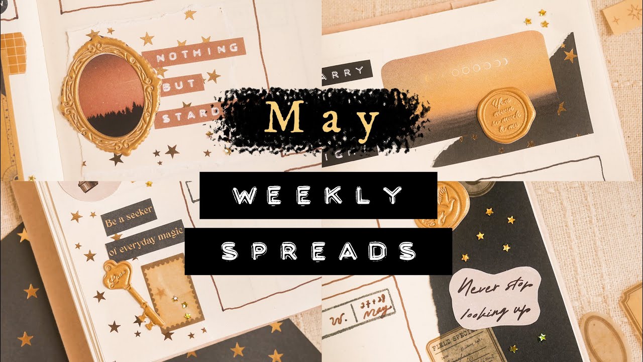 May Bullet Journal Weekly Spreads | Magic Moments Theme (Free Printable!)