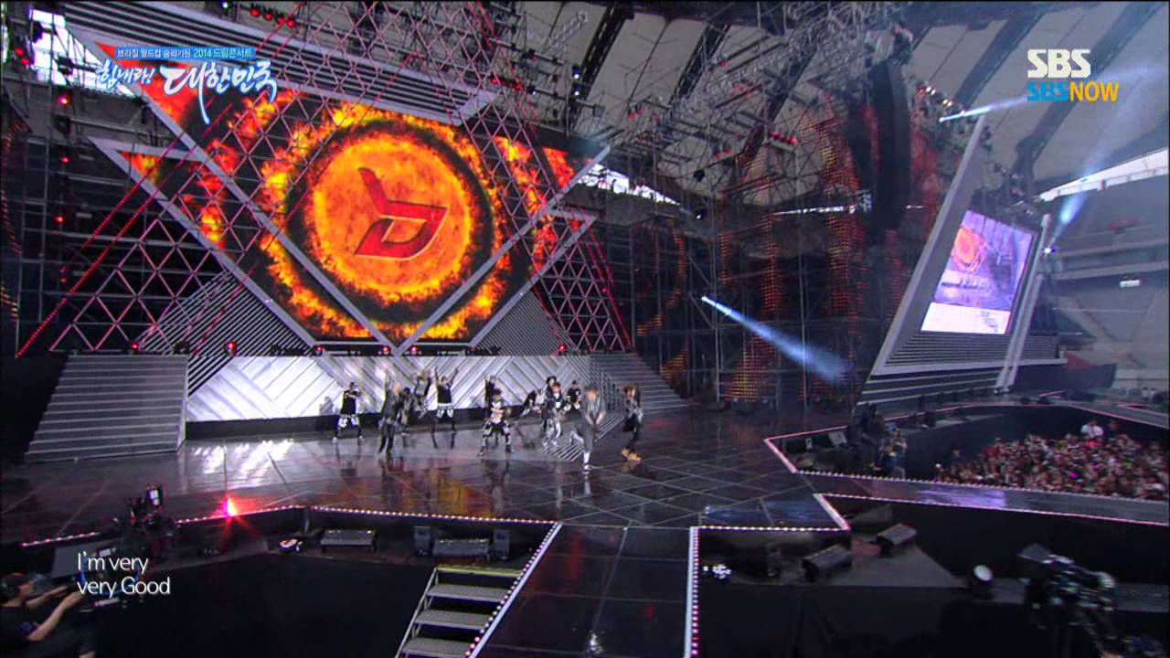 SBS 브라질 2014 특집 [드림콘서트] - Block B 'Very Good'