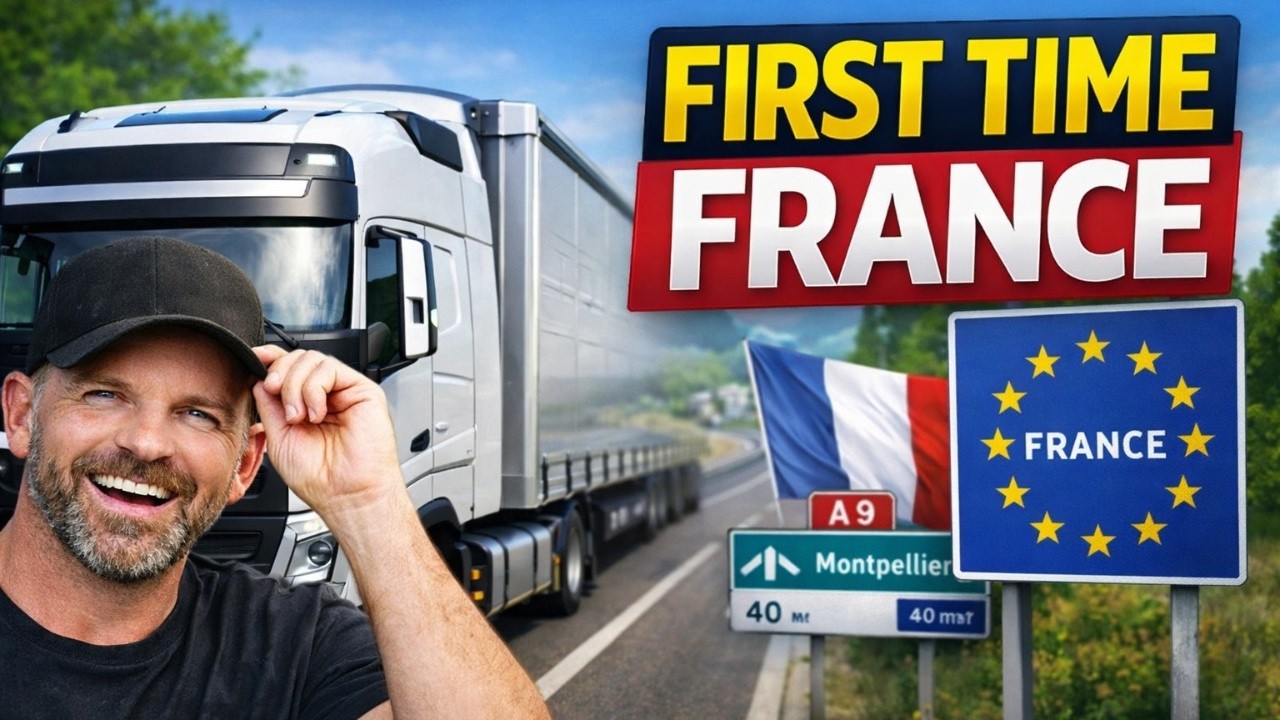 First Time Driving Into France | ETS2 Career