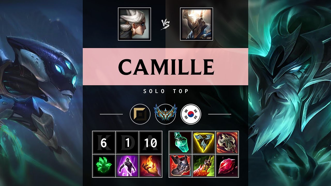 Camille Top vs Pantheon - KR Challenger Patch 25.19