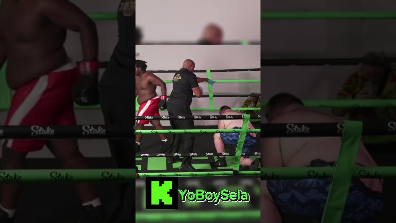 Chibu gets a knockout at Adin Ross boxing event 😱