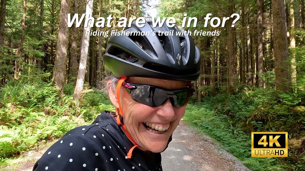 What are we in for? Taking friends on Fisherman's trail!