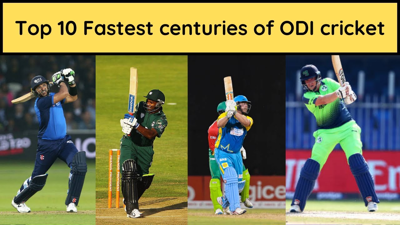 Top 10 Fastest Centuries of ODI cricket || Jamil Latif