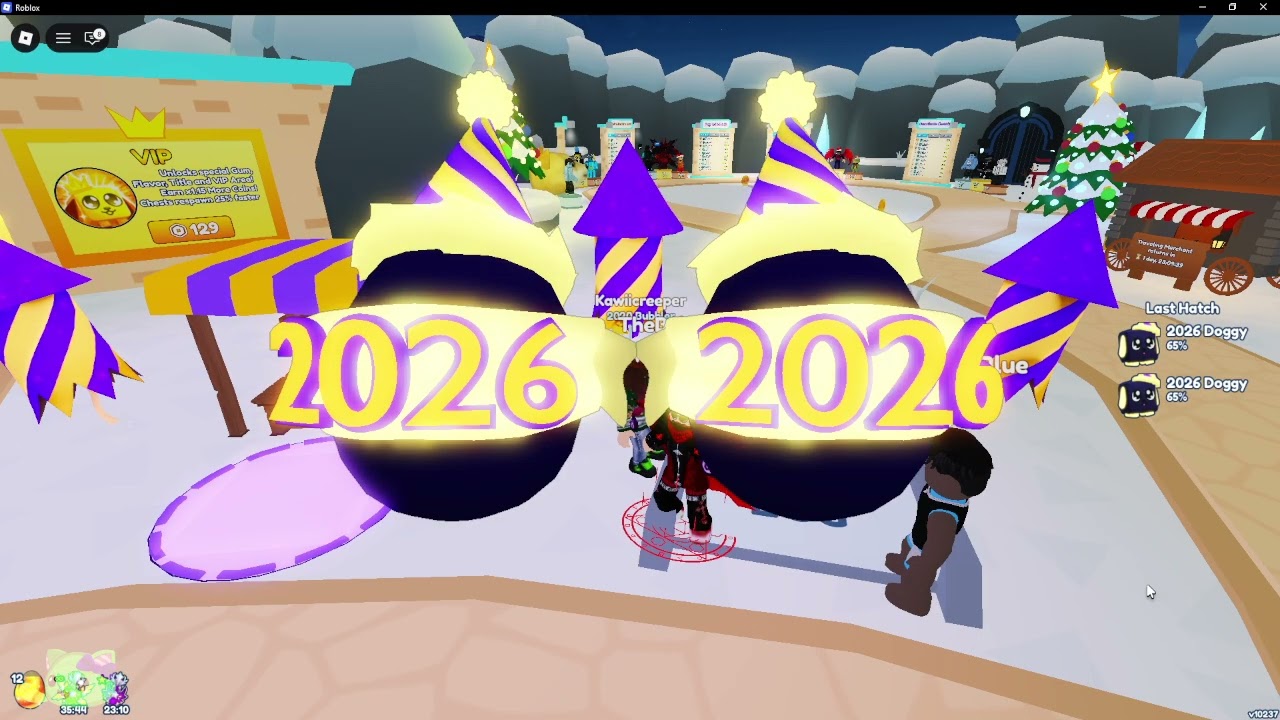 [🎆UPD] 🥚 Bubble Gum Simulator INFINITY Roblox KC Nytår