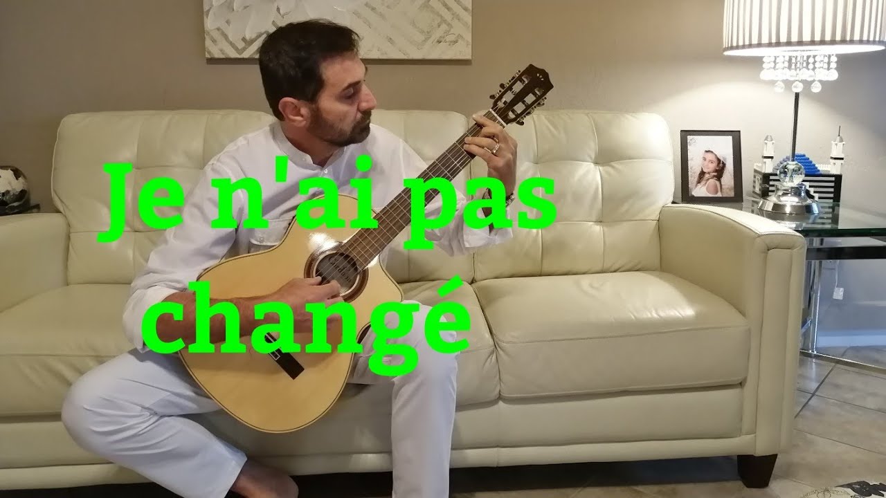 Je n'ai pas changé  Julio Iglesias- guitar cover