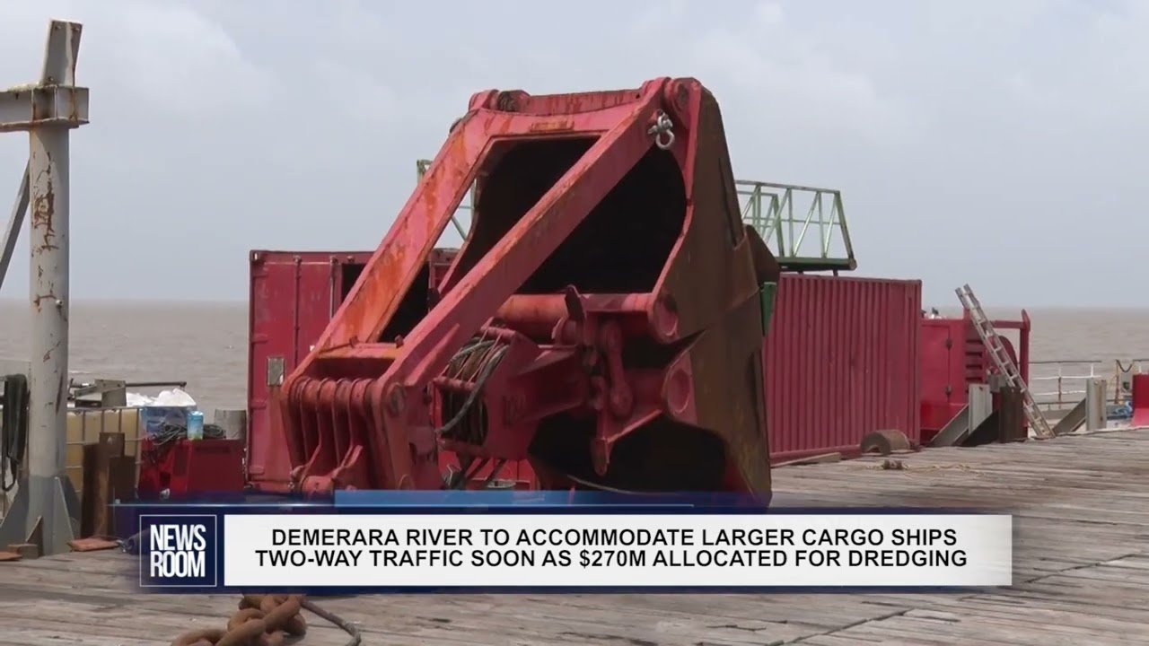 DEMERARA RIVER TO ACCOMMODATE LARGER CARGO SHIPS