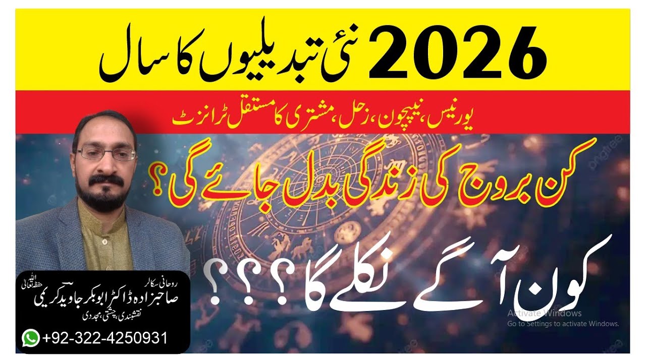 Yearly Horoscope 2026 | Yearly Prediction | Annual Astrology in Urdu | Faizane Karimia Tv