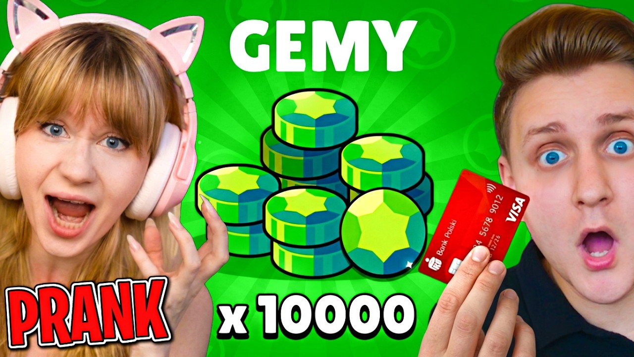 KUPIŁEM DZIEWCZYNIE 10 000 GEM&Oacute;W... i to był BŁĄD!😳 (PRIMA APRILIS PRANK)