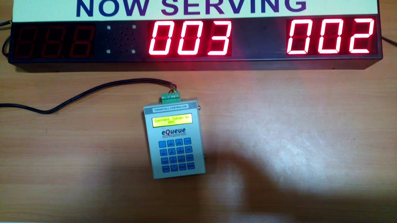 Restaurant Token Display