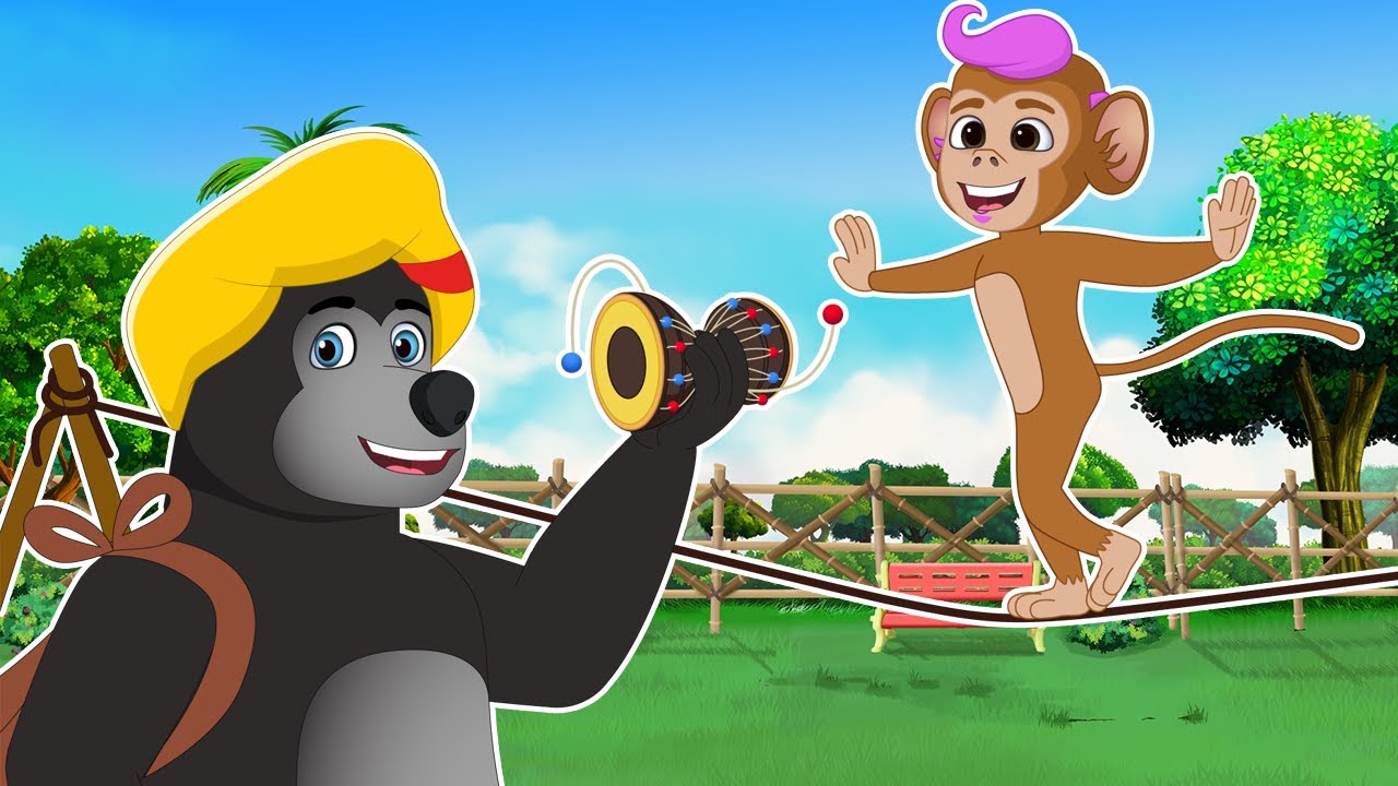 कालू मदारी आया | Kalu Madari Aaya l Hindi Rhymes & Kids Songs