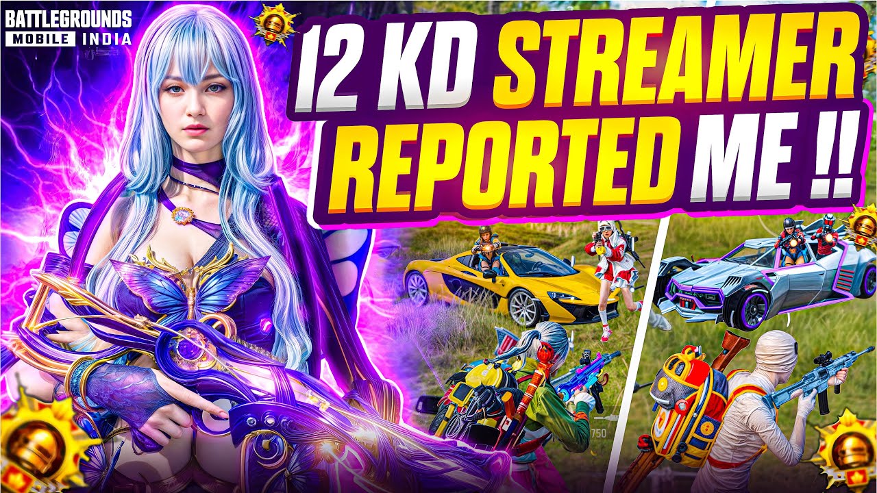 12 KD Streamers [ Report*d ] Me🤯| 6+ Streamer’s Found Me SUS‼️| IPAX OP vs YOUTUBERS | BGMI