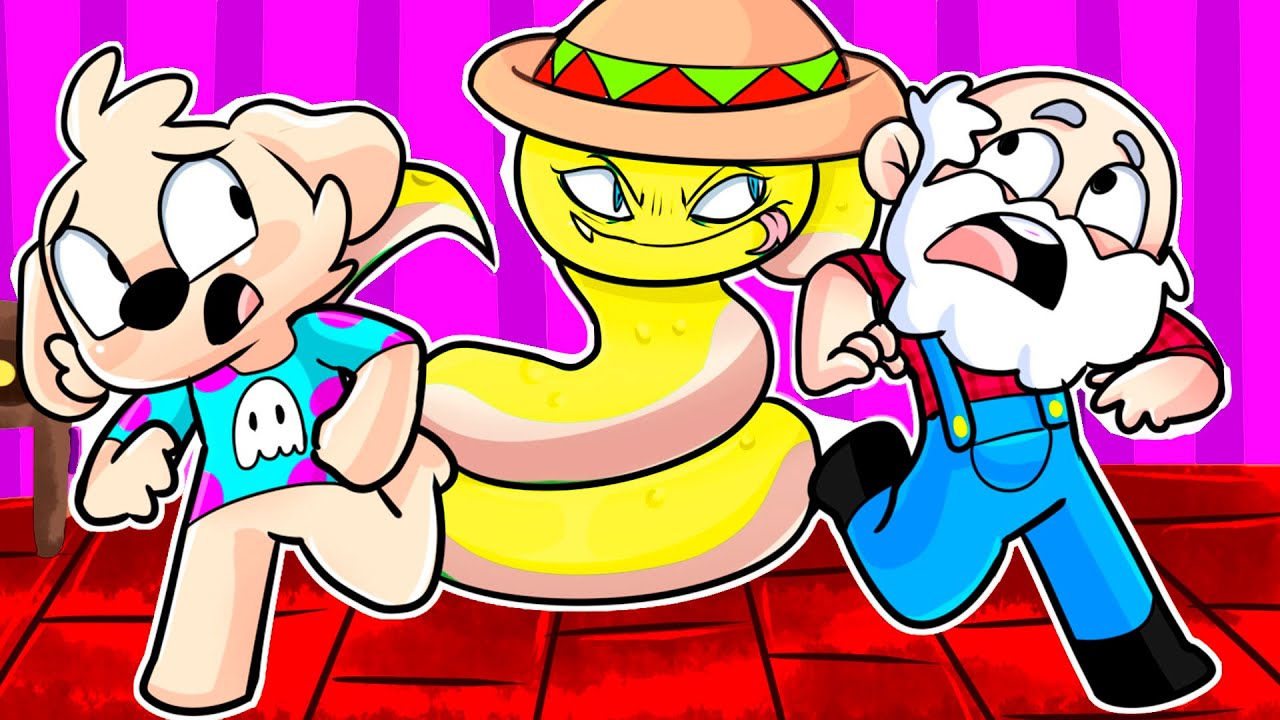 ¡NO DEJES que LA SERPIENTE SILVIO te ATRAPE! 🐍😱 ROBLOX SNAKE con SILVIOGAMER PANCRACIO y LINGAMES
