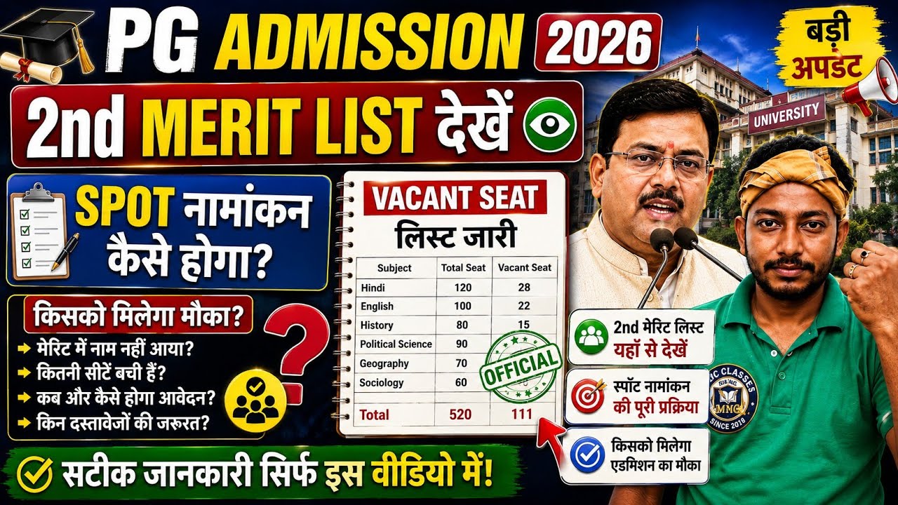 PG Admission 08/04/2026: Protests Loom Over Delayed Second List