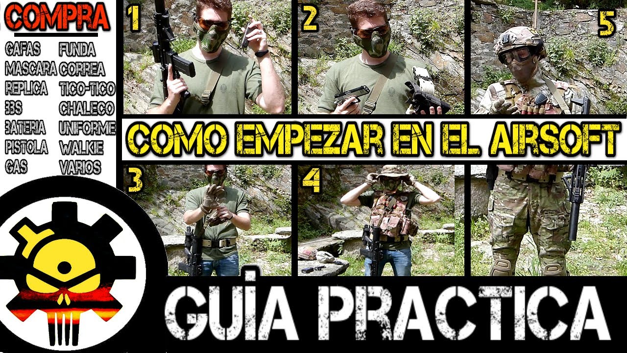 Cómo empezar en el airsoft / Que réplica comprar / Qué se necesita primero ( GUÍA PRINCIPIANTES )