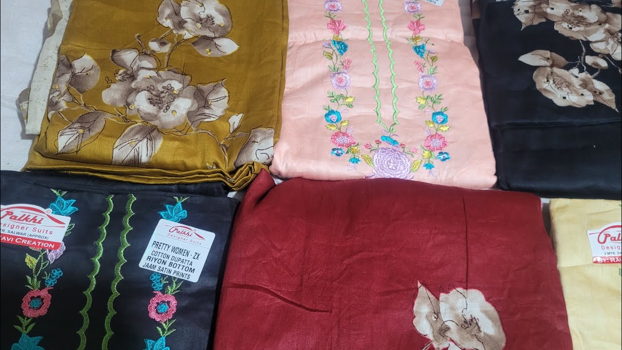 बहुत प्यारे प्यारे सूट ।। order number 9560819088