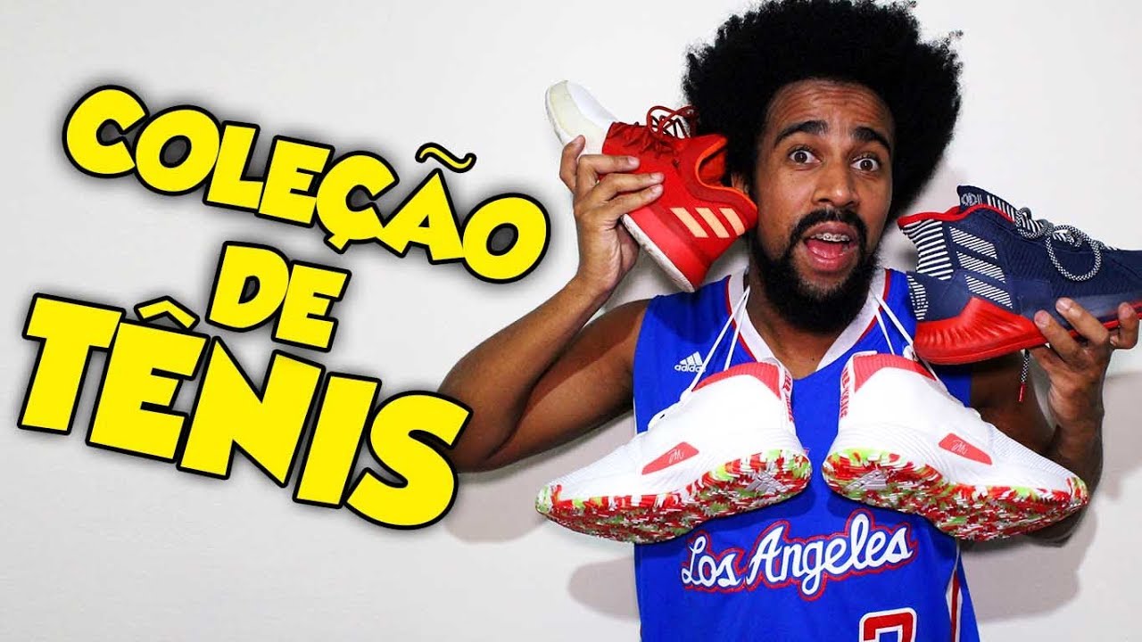 A MINHA COLEÇÃO DE TÊNIS DE BASQUETE PESADÍSSIMA!!!