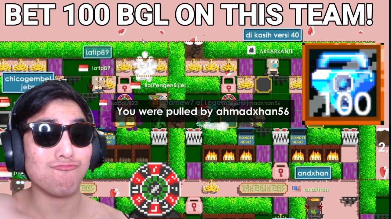BETTING 100 BGL on THIS TEAM! (RIP BGLS) - Growtopia