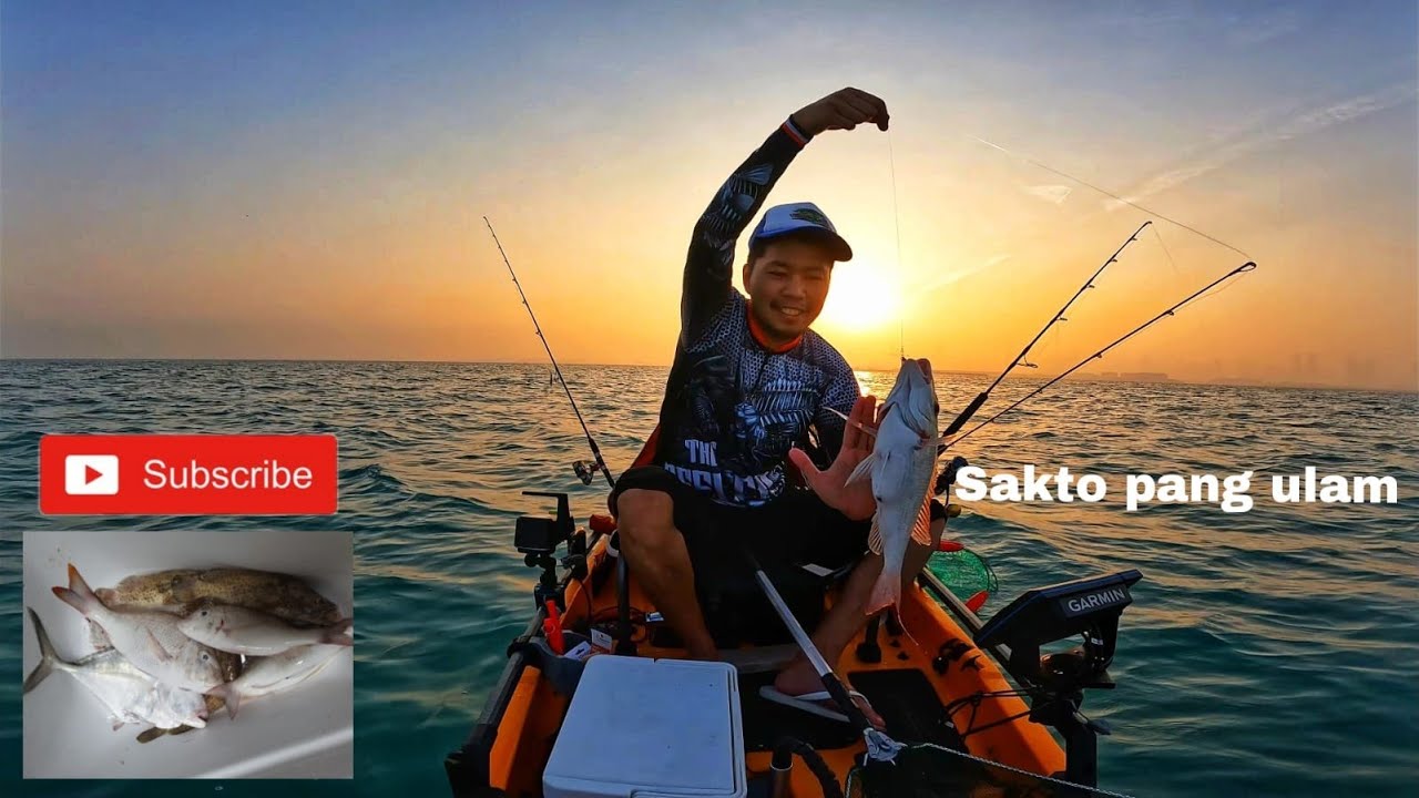 Kayak Fishing in Daria Island Dubai, UAE. Quick ride with my PA12 Hobie