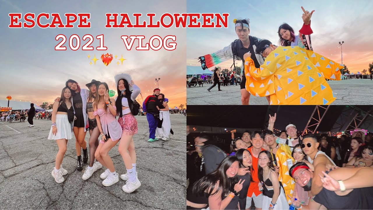 how ESCAPE HALLOWEEN 2021 went down.. a spooky but crazy vlog 🤯