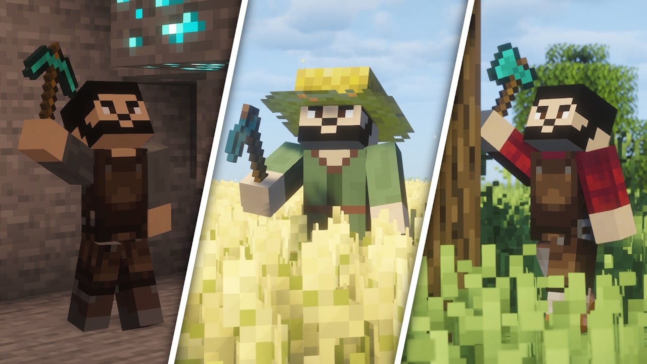 Villager Workers (1.20.1) | (Full Showcase)