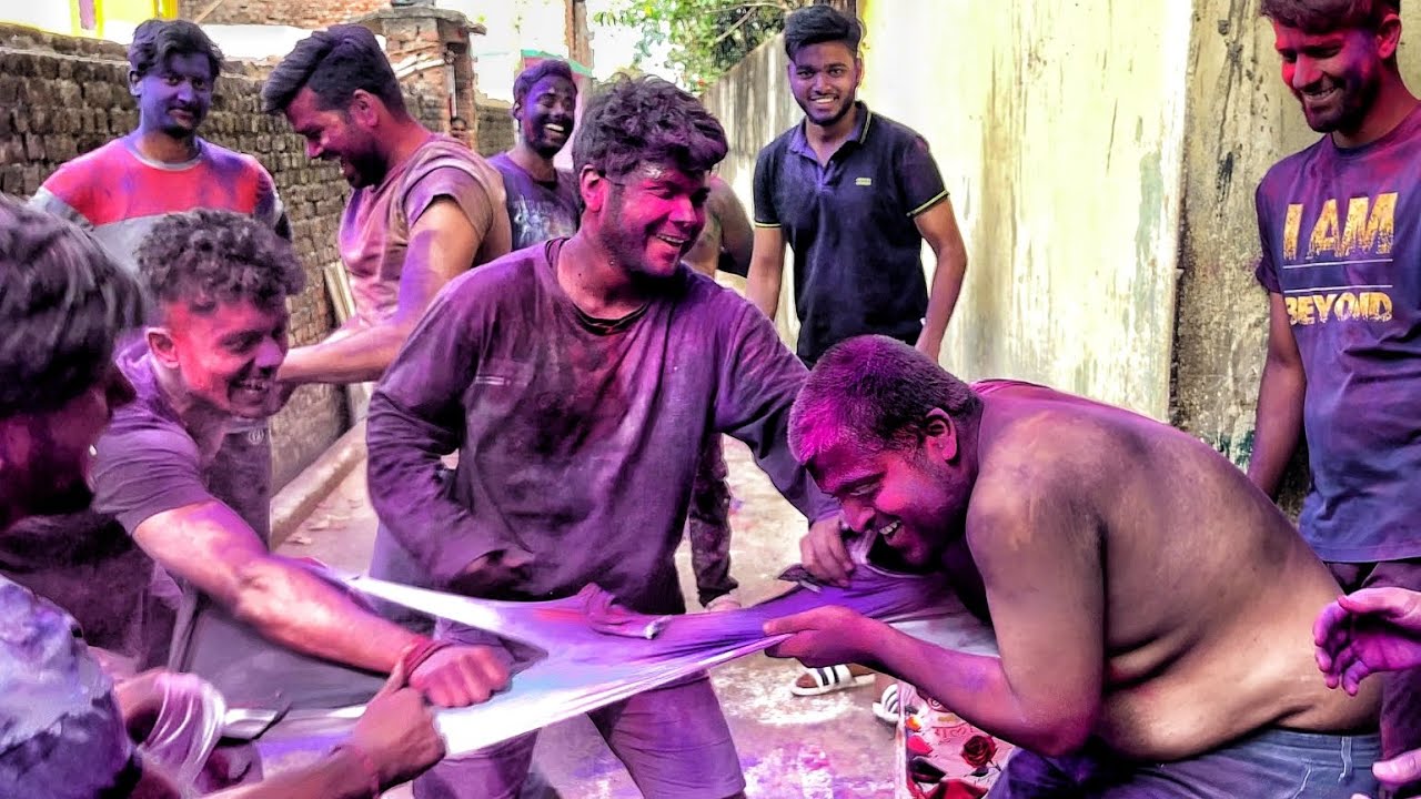 KAPDA FAAD HOLI 2023  || DAY 77/∞ || GIRIDIH KI HOLI  ||  #holi2023 #jharkhand