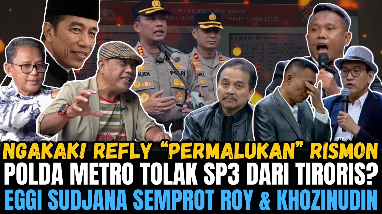 RISMON PANAS DINGIN DIPERMALUKAN KAWAN SENDIRI! EGGI SUJANA SEMPROT ROY SURYO DAN KHOZINUDIN!