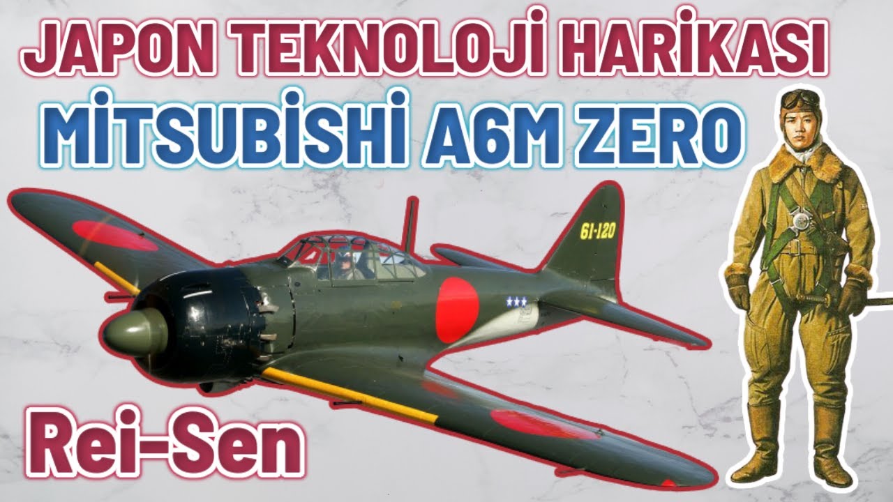JAPON TEKNOLOJİ HARİKASI MİTSUBİSHİ A6M ZERO AVCI UÇAĞI 2. dünya savaşı tarihi