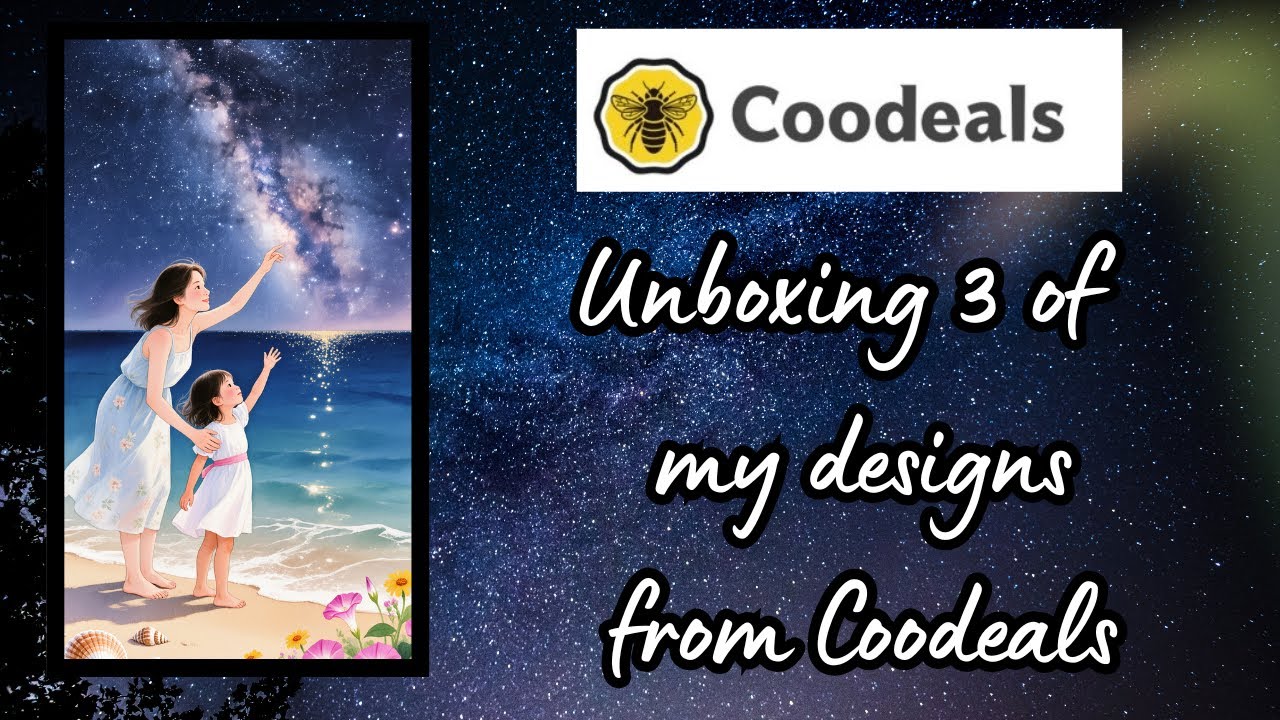 Распаковываю три моих собственных дизайна от CooDeals! | Эксклюзивная коллекция алмазной живописи