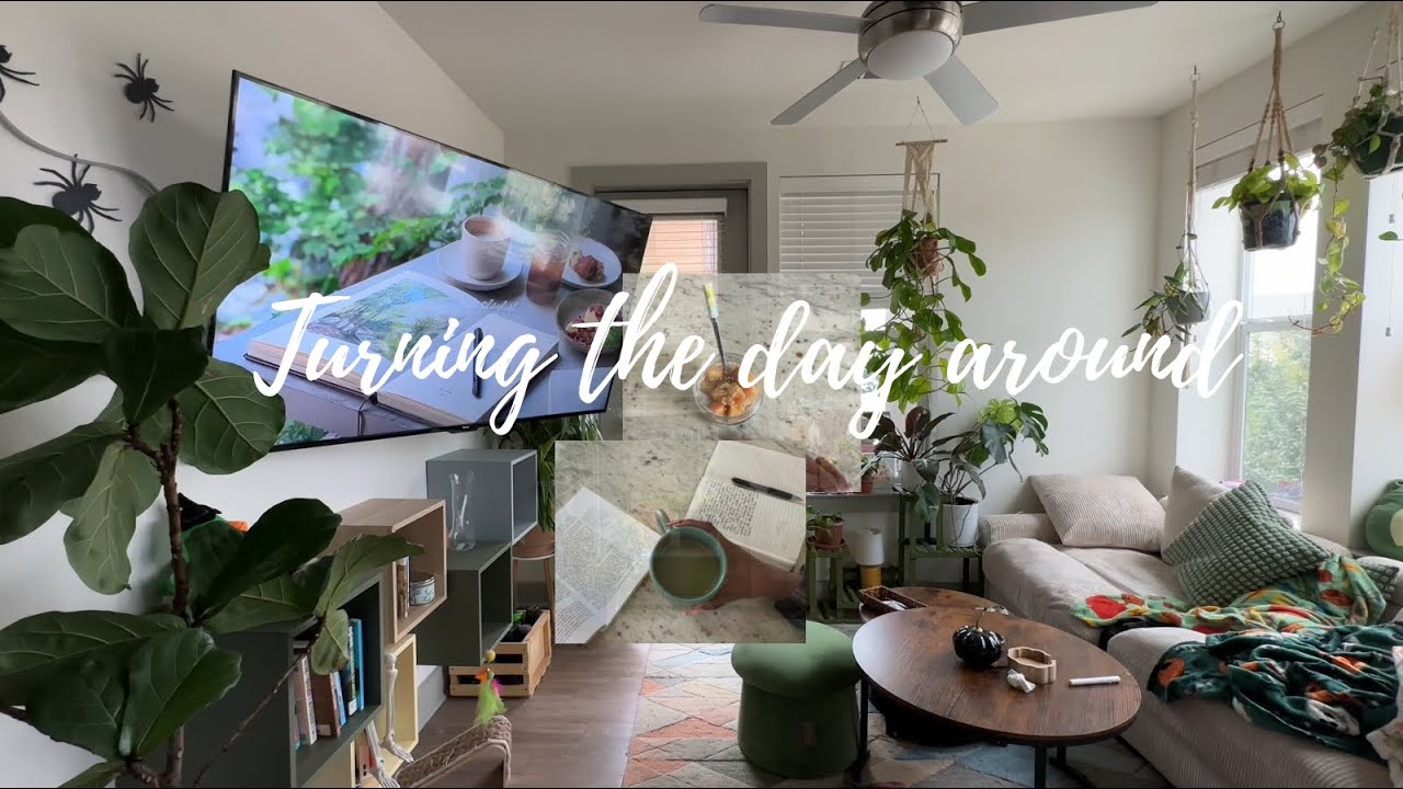 Earl Grey Matcha, the Artist’s Way & Stewed Apple to fight off the funk | 🌱Cozy Morning Vlog