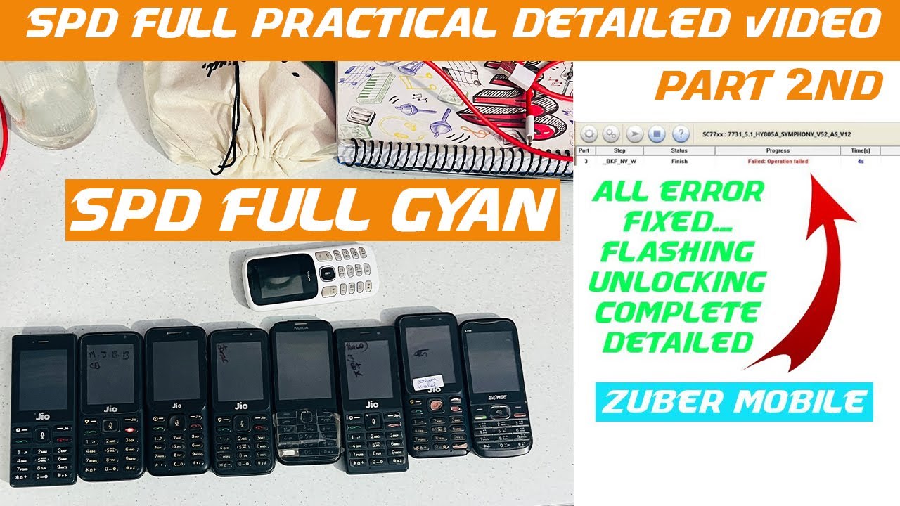 SPD Practical Keypad to Android All Error Fixed | Detailed Video |  | Part 2  #Zuber_Mobile