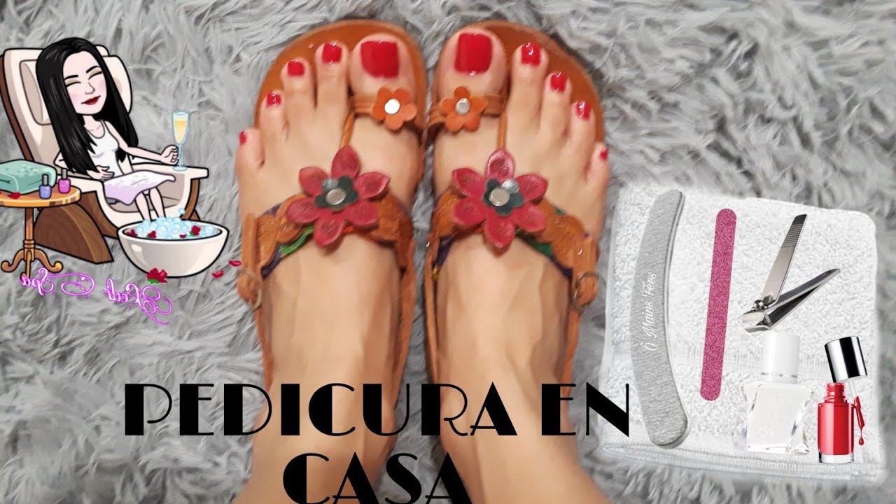 Como hacer PEDICURE en CASA/fácil y rápido Bendiciones