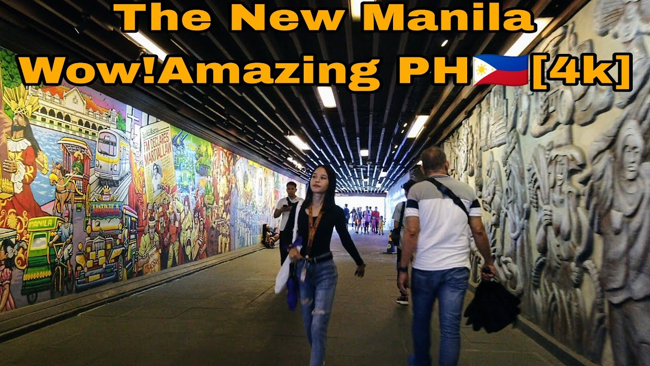 Manila l Capital of the philippines🇵🇭 l Liwasan Bonifacio Park l U D M l walk tour[4k] l citiwalk4k