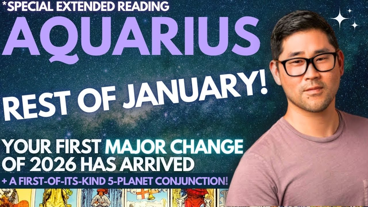 Aquarius - 5-PLANET CONJUNCTION IN *YOUR* SIGN - EXPECT COLOSSAL CHANGE! 🙌🌠 Tarot Horoscope