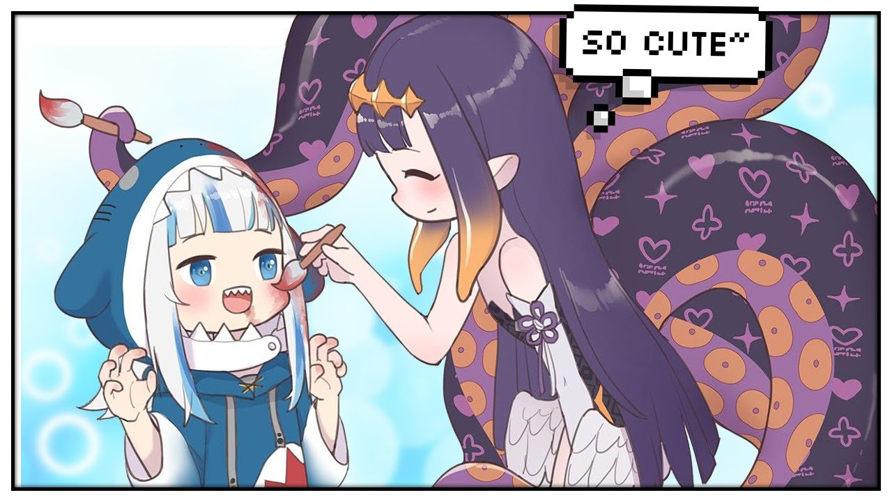 Ina meets Gura IRL and becomes her savior