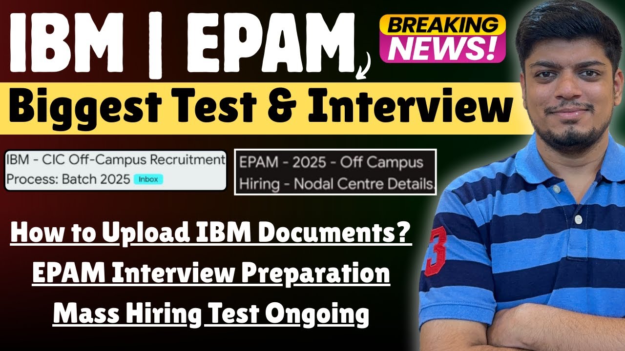 🔥Массовый найм сотрудников IBM CIC | Как загрузить документы на портал IBM | Обновление информаци...