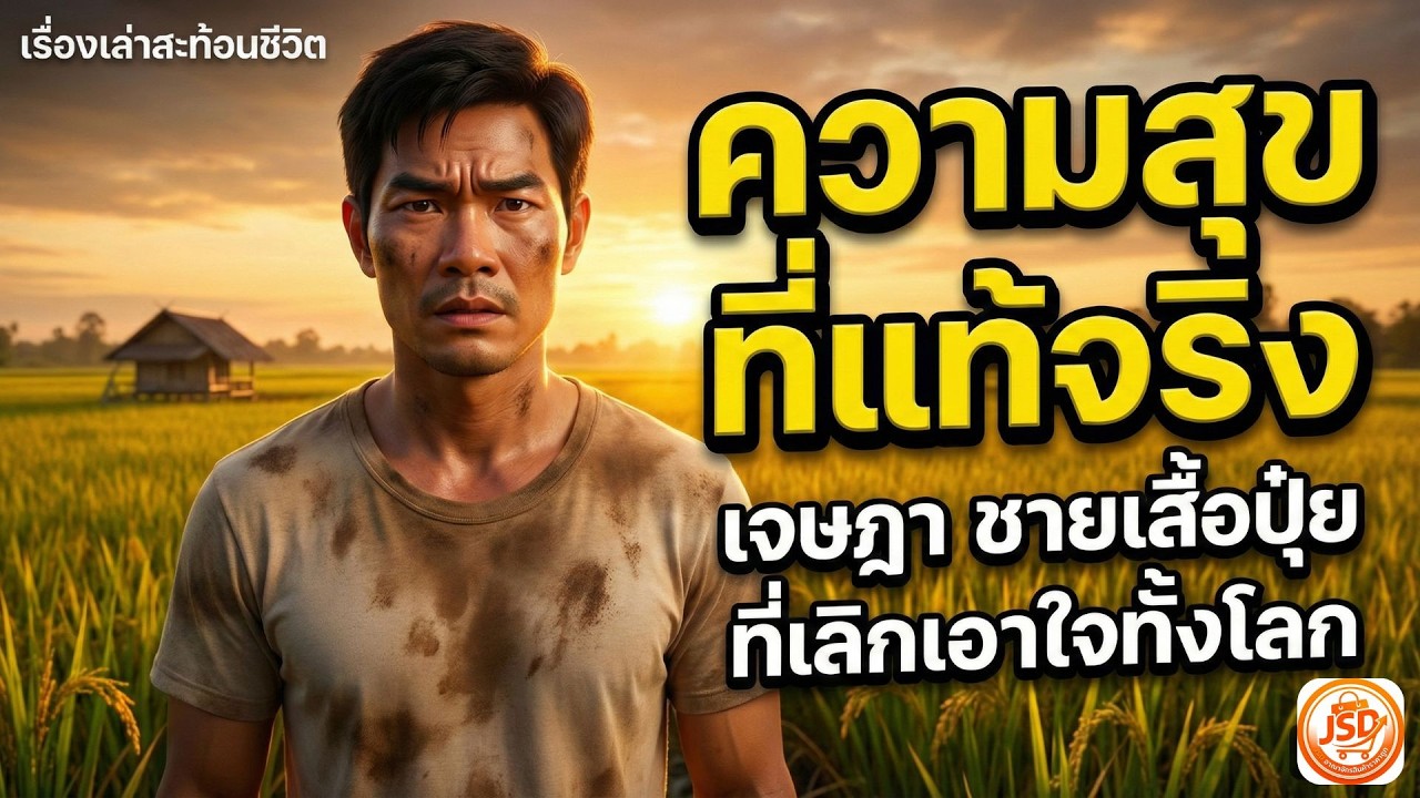 ผู้ชายบ้านๆ ที่ใช้ชีวิตทั้งวันเพื่อให้คนอื่นสบายใจแต่กลับลืมถามตัวเองเขามีความสุข......จริงไหม